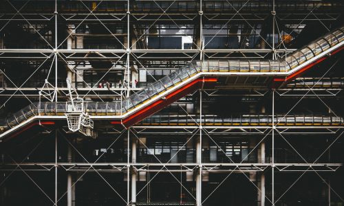 The Centre Georges Pompidou in Paris, France.